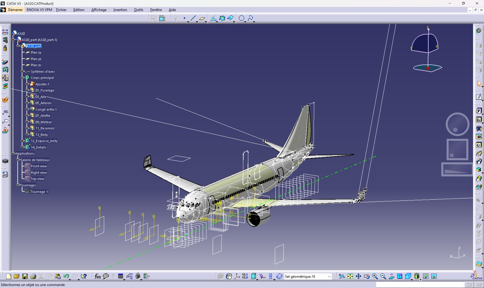 Arbre de conception sous CATIA V5